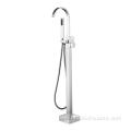 Best Selling High Quality Brass Floor Mounted Freestanding Bathtub Faucet With Hand Shower